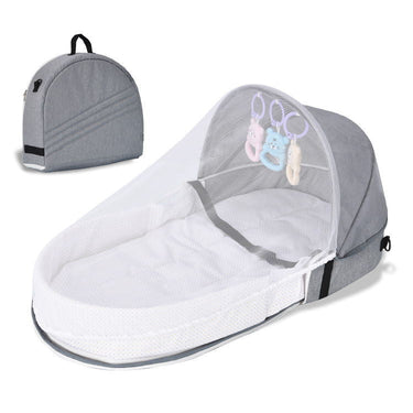 DreamNest | Seguridad y comodidad para tu pequeño - Cuna plegable para bebé con mosquitera